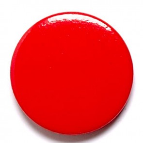 1 Inch Red Pin Badge