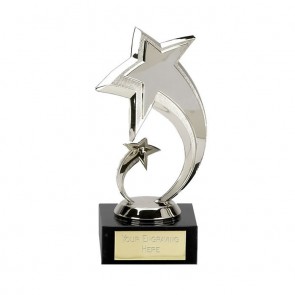 7 Inch Silver Shooting Star Multi Award