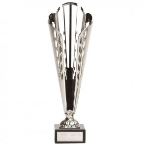 12.5 Inch Silver Conical Tycone Trophy Cup