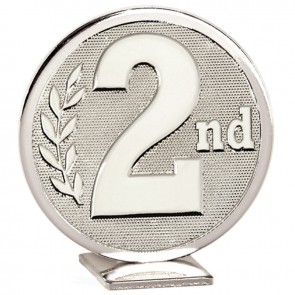 60mm 2nd Place Free standing Silver Global Medal