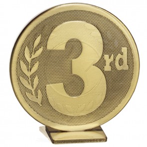 60mm 3rd Place Free standing Bronze Global Medal