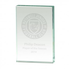 3 Inch K Jade Glass Award