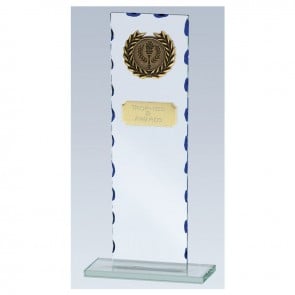 7 Inch Tall Rectangle Virtue Glass Award