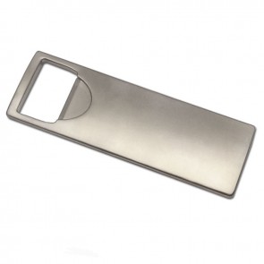 94 x 31mm Satin Finish Rectangular Crown Bottle Opener