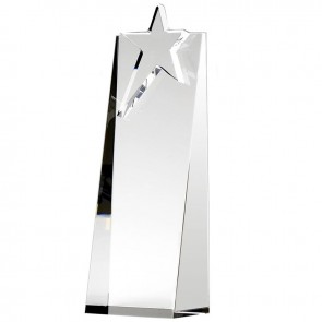 8 Inch Guide Star Optical Crystal Award