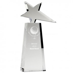 10 Inch Polar Star Optical Crystal Award