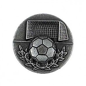 1 Inch Antique Silver Football Metal Centre