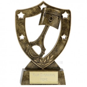 5 Inch Piston Motorsports Shieldstar Shield Award