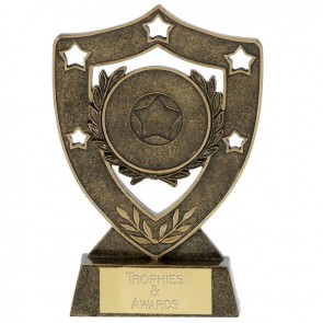 5 Inch Laurel Wreath Shieldstar Shield Award