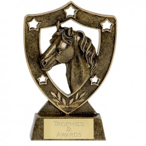 5 Inch Horse Head Horse Riding Shieldstar Shield Award