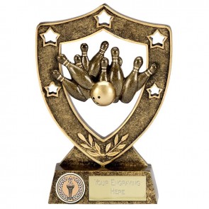 6 Inch Strike Bowling Shieldstar Shield Award