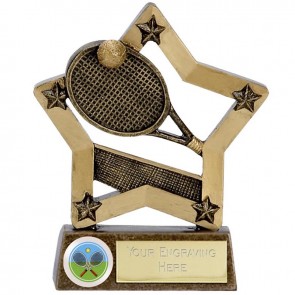5 Inch Economy Star Tennis Award
