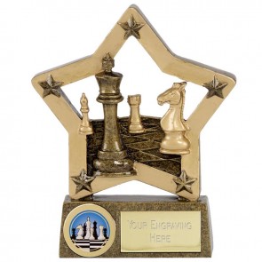 5 Inch Chessboard Chess Economy Shield Award