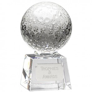 5 Inch Glass Golf Ball Golf Award