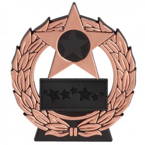 4 Inch Megastar Bronze Plaque Award