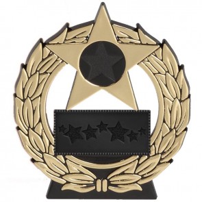4 Inch Megastar Gold Plaque Award
