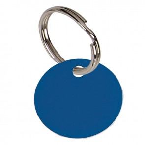 1 Inch Blue Disc Pets Companion Pet Tag