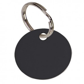 32mm Black Disc Pets Companion Pet Tag