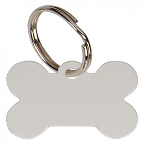 38mm Silver Dogs Bone Pets Companion Pet Tag