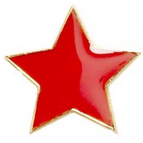 20mm Red Star Lapel Badge