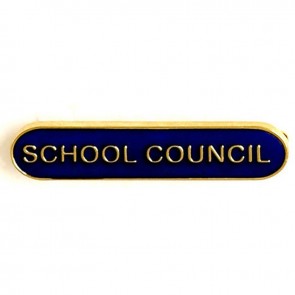  Blue School Council Lapel Badge