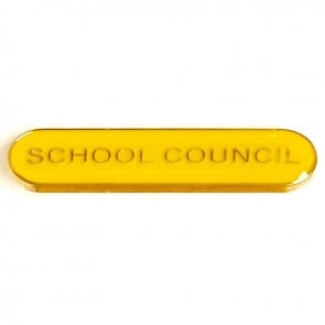  Yellow School Council Lapel Badge