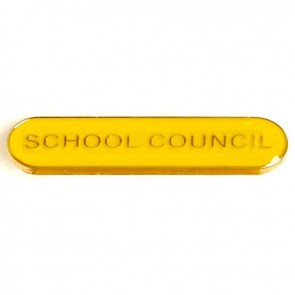  Yellow School Council Lapel Badge