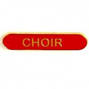  Red Choir Lapel Badge