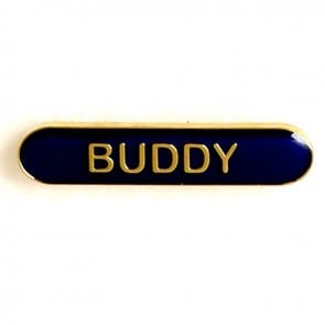  Blue Buddy Lapel Badge