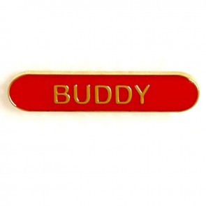  Red Buddy Lapel Badge