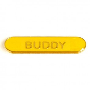 Yellow Buddy Lapel Badge
