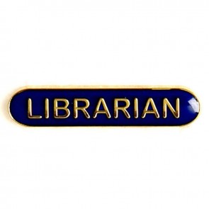 Blue Librarian Lapel Badge