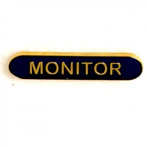  Blue Monitor Lapel Badge