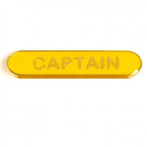  Yellow Captain Lapel Badge