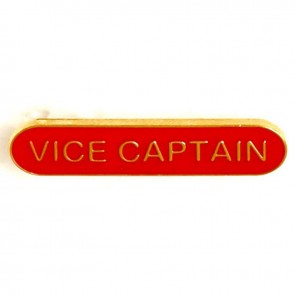  Red Vice Captain Lapel Badge