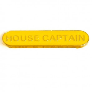  Yellow House Captain Lapel Badge