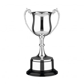 9 Inch Georgian Cup & Black Base Prestige Trophy Cup