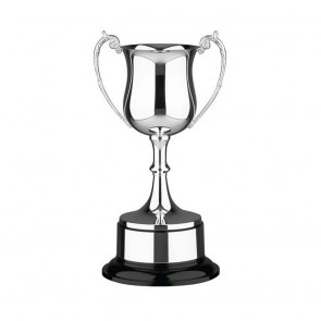 12 Inch Georgian Cup & Black Base Prestige Trophy Cup