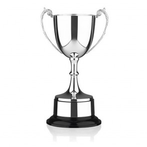 12 Inch Tall Stem & Black Base Prestige Trophy Cup