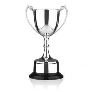 12 Inch Tall Stem & Black Base Prestige Trophy Cup