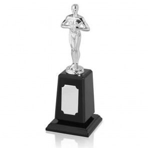 10 Inch Silvertone Classic Statue Achievement Award