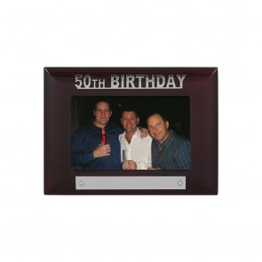 7 x 5 Inch 50Th Birthday Jaunlet Photo Frame