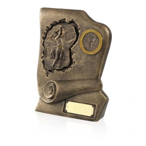 7 Inch Scroll Golf Golden Lion Award