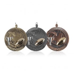 50mm Budget Rugby Jaunlet Medal