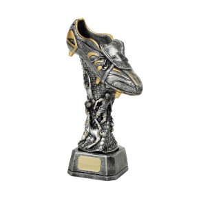 10 Inch Boot Net & Players Football Resin Award