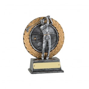 6 Inch Laurel Wreath Golf Resin Award