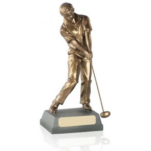 10 Inch Through Swing Golf Signature Figure Award
