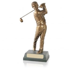 10 Inch Completed Swing Golf Signature Figure Award