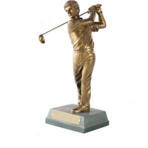 12 Inch Completed Swing Golf Signature Figure Award