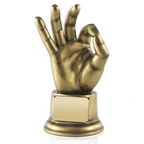 9 Inch Ok Hand Gesture Award